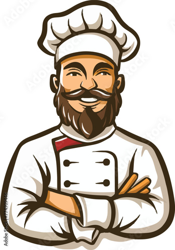 chef crossing arm pose