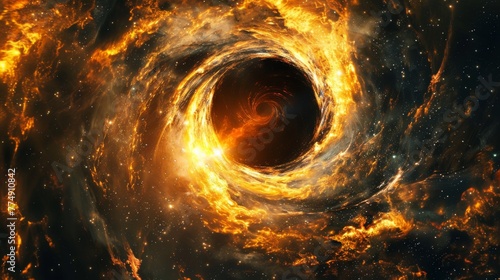 hole black space way fiction hydrogen nebula galaxy