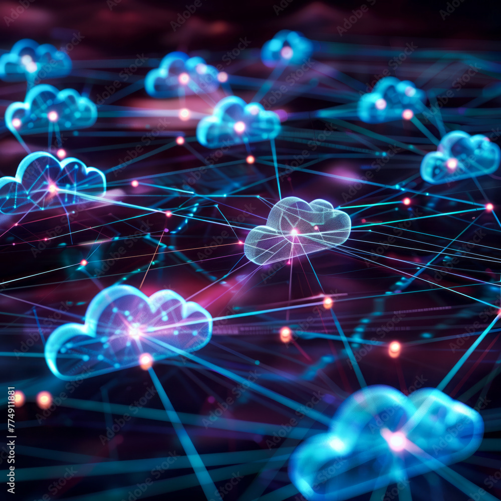 Futuristic Geometric Shapes Network Futuristic Geometric Shapes Network