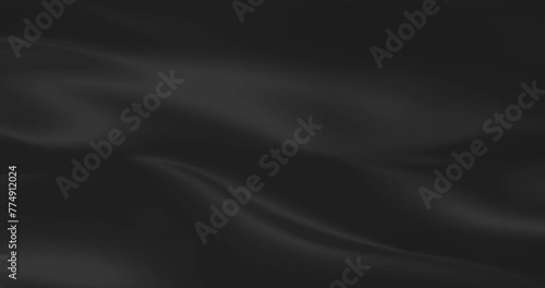 black satin fabric seamless wave background, silk cloth fluttering in the wind, concept of fashion photo