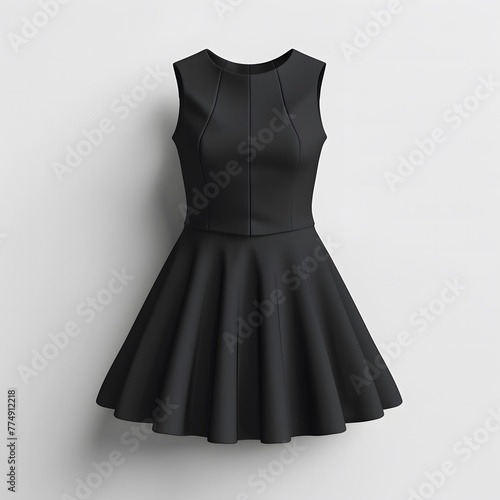 3D Little black dress Mock up