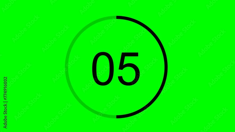 Countdown Ten Seconds Animation Video from 10 to 0 Seconds with Black Color on Green Screen, Chroma Key. Modern Flat Design. 4K UHD
Countdown Ten Seconds Animation Video from 10 to 0 Seconds with Black Color on Green Screen, Chroma Key. Modern Flat Design. 4K UHD