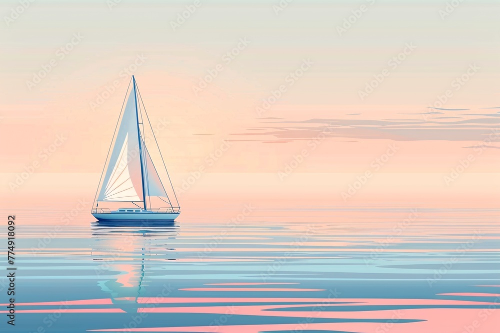 a sailboat on water