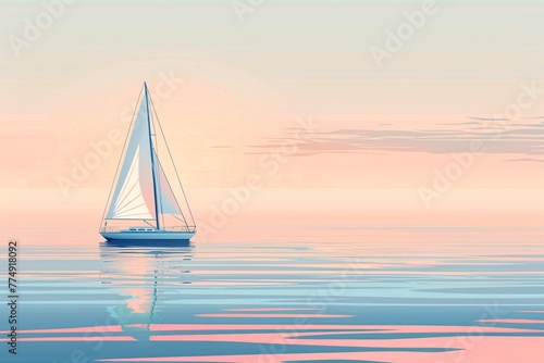 a sailboat on water
