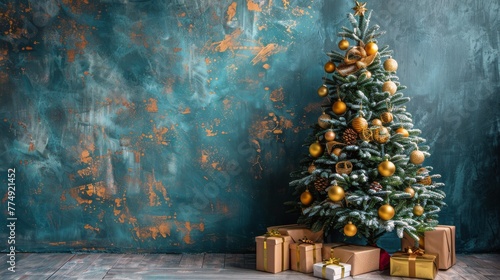 Small Christmas Tree With Presents