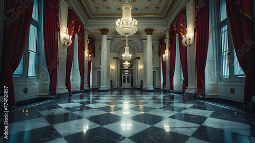 capitol building dramatic lighting, United States Capitol Building in Washington DC USA, Generative Ai