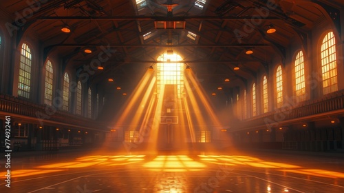 Spacious Room With Numerous Windows and Lights