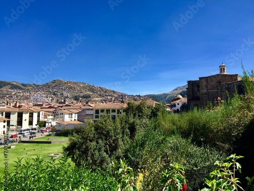 Sacred Garden next to Coricancha - Church and Convent of Santo Domingo in Cusco, Peru photo