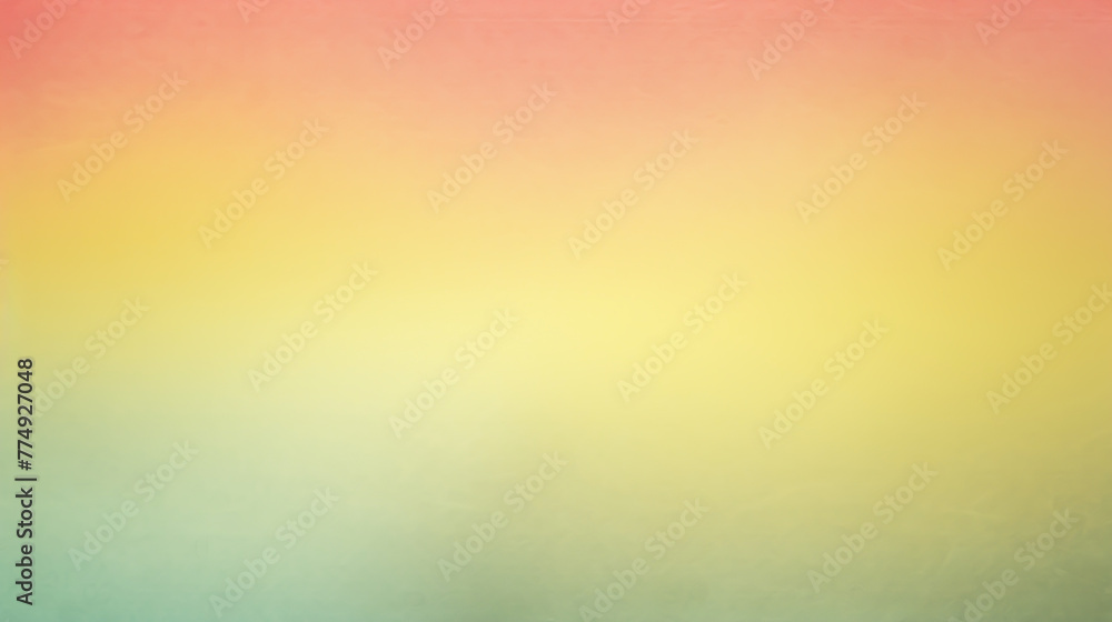 Green, Pink, and Yellow Gradient Background Vibrant Artistic Composition for Modern Designs, Generative Ai