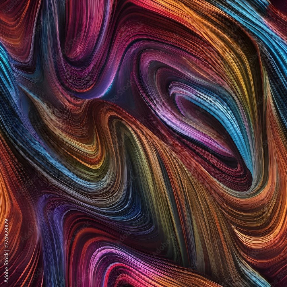 Fototapeta premium A swirling vortex of colors creating a hypnotic pattern2