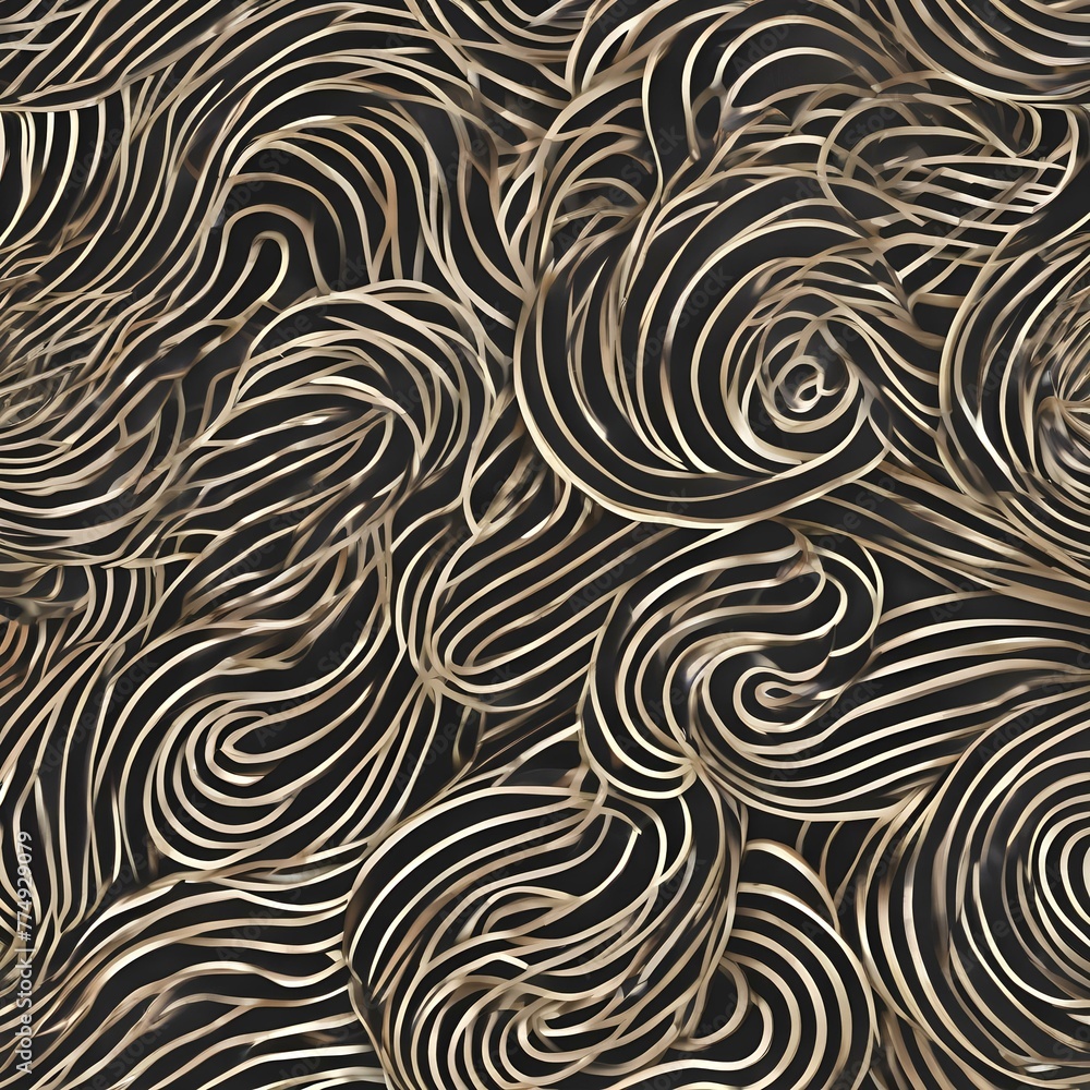 An abstract pattern of repeating spirals1