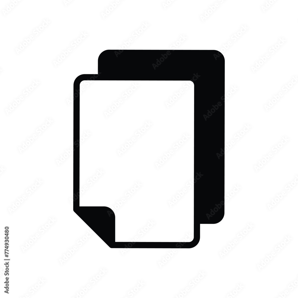 Blank Page vector icon Blank Page vector icon
