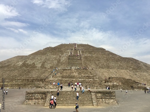 Pyramid of the Sun in Teotihuacan, Mexico