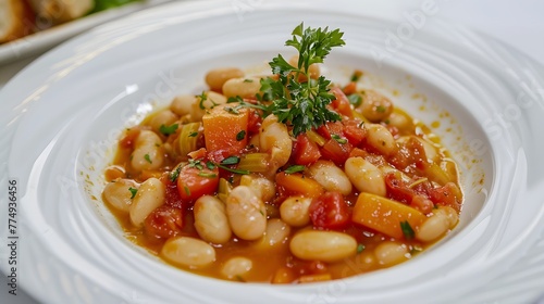  Albanian Fasule beans on a Plate