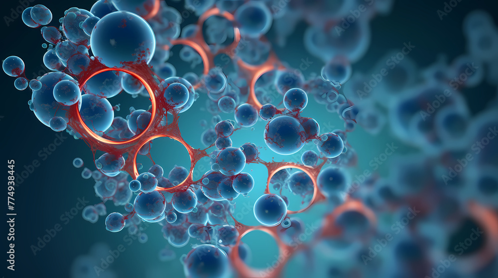 Abstract nano molecular structure,H2 hydrogen Abstract nano molecular structure,H2 hydrogen
