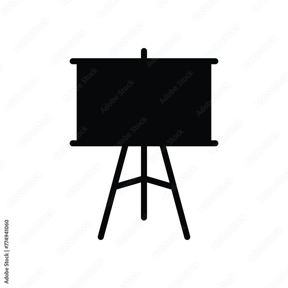 Board Stand vector icon Board Stand vector icon