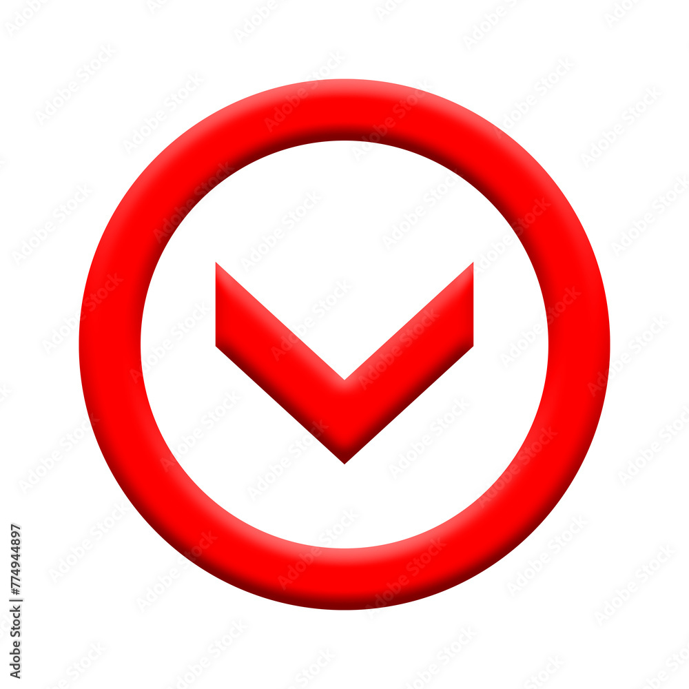 Red down arrow icon Red down arrow icon