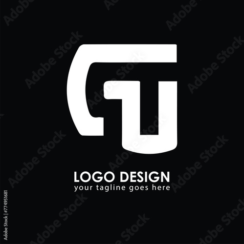 CU CU Logo Design, Creative Minimal Letter CU CU Monogram