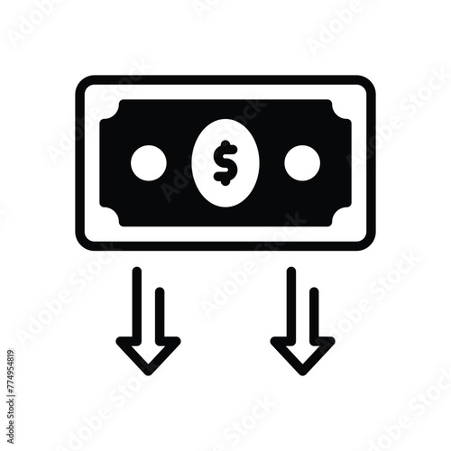 Lower Cost vector icon