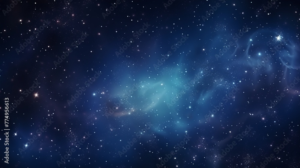 Space background realistic starry night cosmos and shining stars milky way and stardust color galaxy