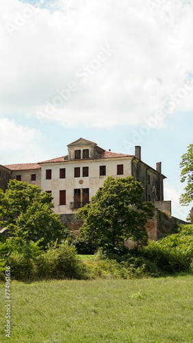Italian countryside with sunshine and blue skies, copy space - Stock photo © Jeppe