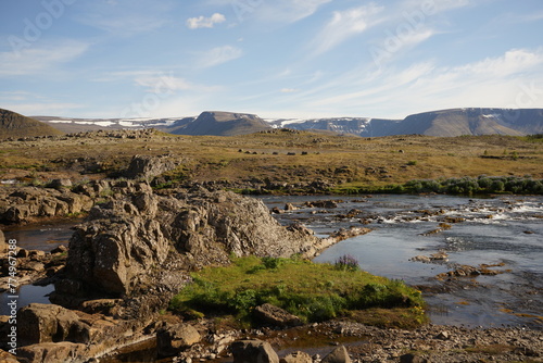 The Laxá í Kjós salmon and trout river in west Iceland