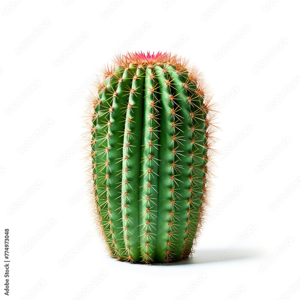 cactus on isolated white background сreated with Generative Ai cactus on isolated white background сreated with Generative Ai