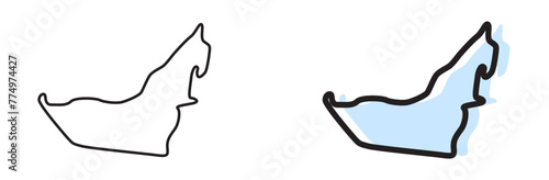 united arab emirates map, united arab emirates vector, united arab emirates outline, united arab emirates, uae