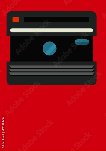 camera insta vector design