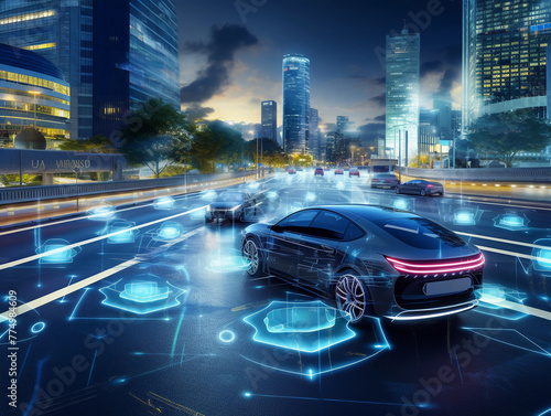 Autonomous Driving - The Future of Humanless Mobility, Advancing Technology and Intelligent Solutions Transform Traffic, Paving the Way for Self-Driving Vehicles  © Johannes