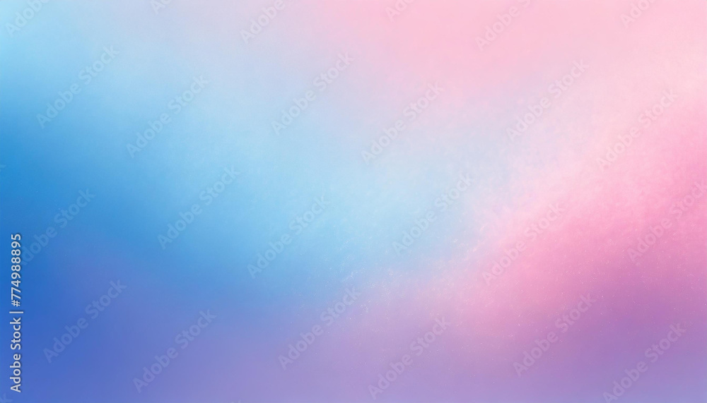 Abstract blue and pink pastel gradient background. Bright minimalist design.