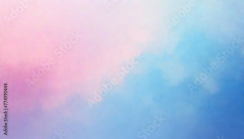 Abstract blue and pink pastel gradient background. Bright minimalist design.