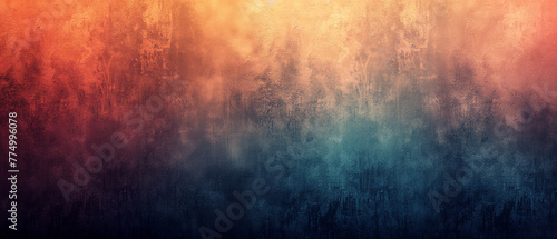 Abstract orange and black grunge backdrop.