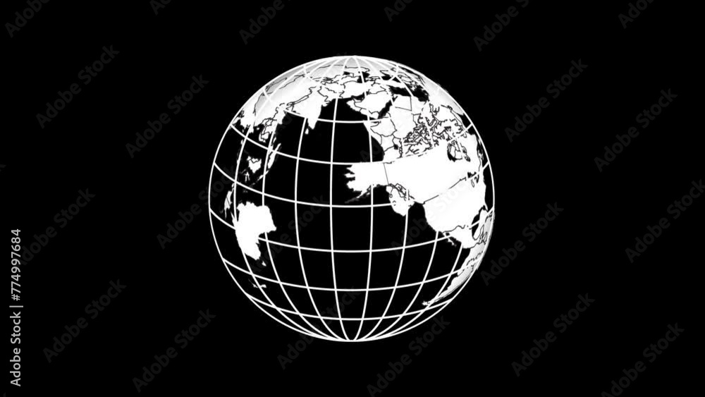 Earth globe- spinning globe planet isolated on white background - Transparent globe icon Asia globe Earth globe- spinning globe planet isolated on white background - Transparent globe icon Asia globe