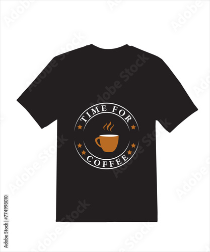 Best trendy coffee lover t-shirt design with typography and innovative idea.