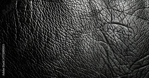 a black texture of leather showing the texture, in the style of ilford xp2, pointillist techniques, ambient occlusion, texture experimentation photo