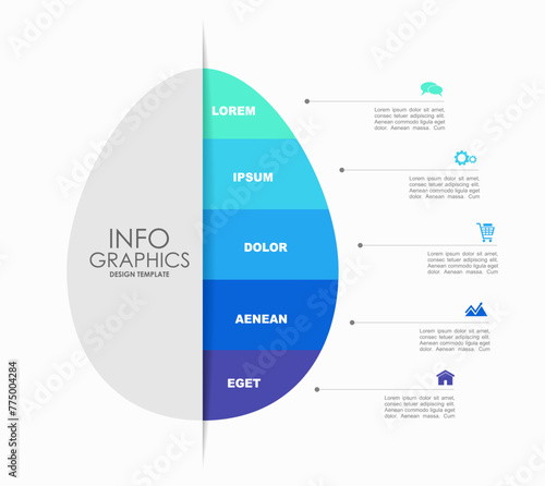 Infographic design template with place for your data. Vector illustration.
