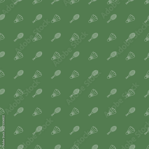 Seamless sport pattern. Background with sports icons. Doodle sport illustration