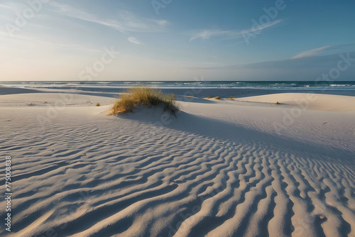 Sea and white sand beach wallpaper