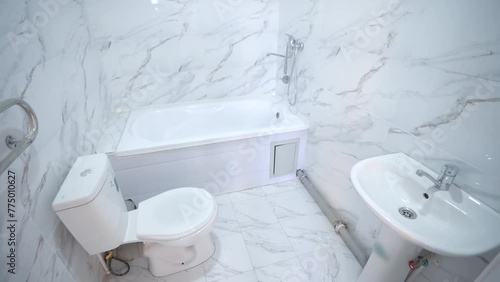 Bathroom white, ceramic textures, sink