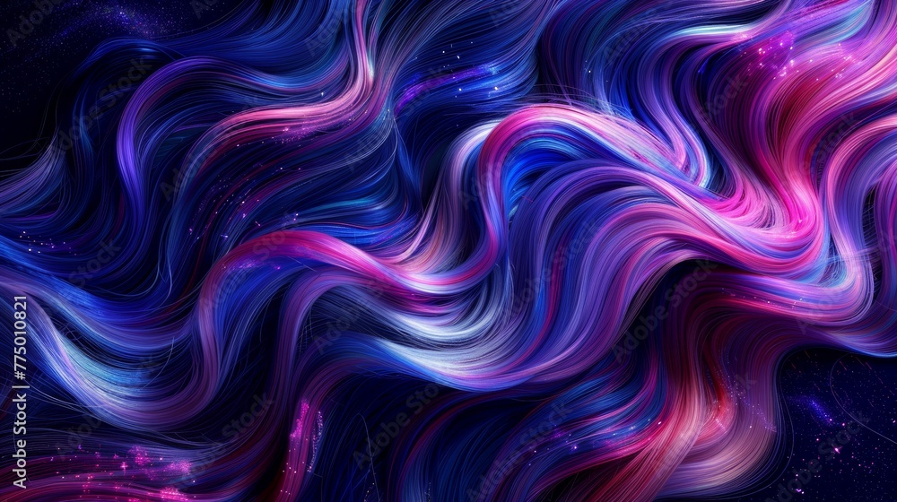Abstract colorful hair strands texture Abstract colorful hair strands texture