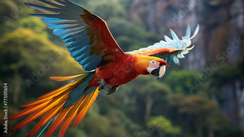 Colorful parrots © MOUISITON