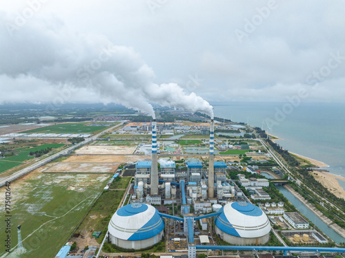 Yulinzhou Refinery in Dongfang City, Hainan, China photo