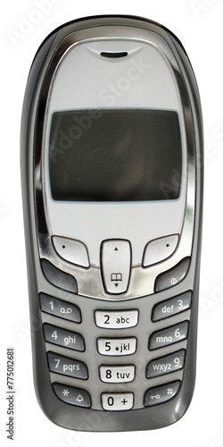 Old phone with buttons and small screen