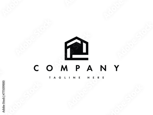 real estate house logo design