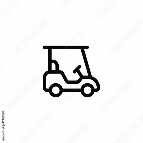 Golf Car Vehicle Transport icon