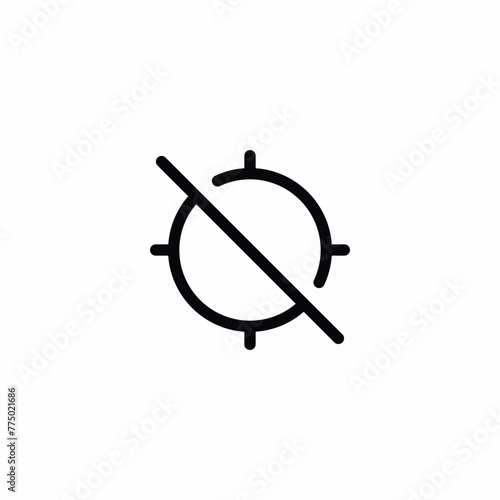 GPS Location Not Available icon