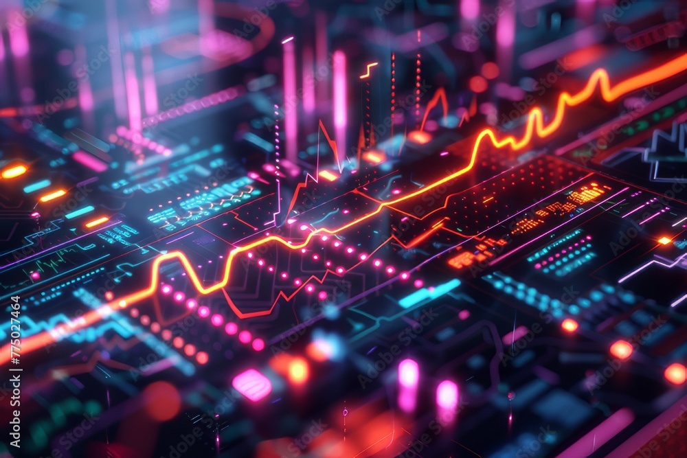 This image represents the heartbeat of technology. This image represents the heartbeat of technology.