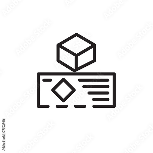 Movie Maker Video Line Icon