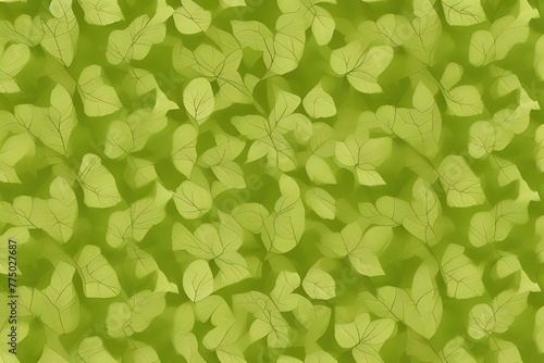 Wallpaper Mural Small and green leaves seamless pattern texture for natural wall background design Torontodigital.ca